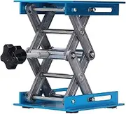 Lift Platform, Aluminium Jack Platform 4" x 4", Lab Jack Stand Table Lift Stand Support, Laboratory Mini Scissor Lift Jack, 2.0in - 5.7in Adjustable Height