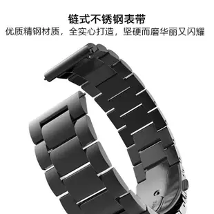 現貨 華為B5手環錶帶B6/B3青春版金屬不鏽鋼替換腕帶華為S1手環精鋼帶