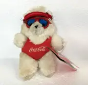 COCA~COLA BRAND PLUSH CRITTERS ~ WHITE CAT