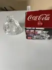 1999 Coke Cola Glass Figure Original Box And Price Tag