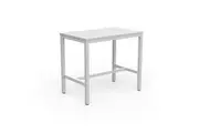 OL Axis Bar Leaner Melamine Board Top Metal Frame Bar High Table