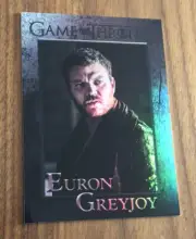2020 HBO Game of Thrones Season 8 EURON GREYJOY Foil Parallel #49