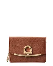 Ferragamo Gancini Leather Card Case