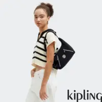 在飛比找momo購物網優惠-【KIPLING官方旗艦館】質感極致黑雙拉鍊實用肩背包-NI