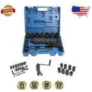 Portable Torque Multiplier Lug Nut Wrench with 8 CR-V Sockets for Trucks