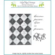 Chapel Road Artstamps Cling Mounted Rubber Stamps Forever Love, NEW