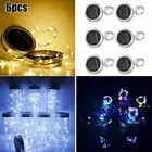 String Light Solar Tank Lights Home Cool White Outdoor Solar Bottle Cap Lights
