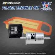 Wesfil Oil Air Fuel Filter Service Kit for Peugeot 407 SV 3.0L V6 09/04-08/09 (for: Peugeot)