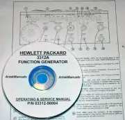 HP 3312A Function Generator Operating & Service Manual (good schematics) READ!