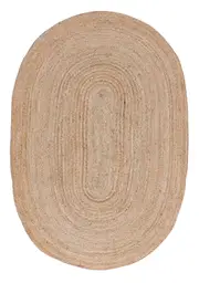 Phoenix Natural Oval Jute Rug, Fibre Jute Rug, Floor Rug, Area Rug- Jute Fiber, Sisal Rug, Natural Weave, Eco Friendly, Plant Based