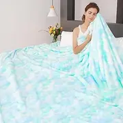 MUGD Lightweight Blanket Fleece Big Blanket Fuzzy Throw Blanket for Bed King Size