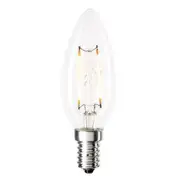 Moon Beam Filament Candle Globe 3W LED 2700K Warm White E14 300lm