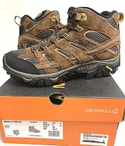 $135 Merrell MOAB 2 Mid Waterproof Hiking Shoe NIB Sz 8,8.5 Trail Earth Mens