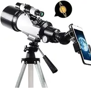 Telescopes for Adults Astronomy, 70mm Aperture and 700mm Focal Length Professional Refractor Telescope for Kids and Beginners with Phone Adapter