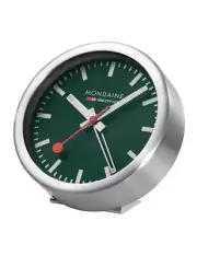 Mondaine A997.MCAL.66SBV.1 Forest Green Mini Wall Clock Table Clock & Alarm Cloc