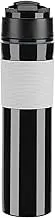 Coffee Press Bottle, Lightweight 350ml Portable Coffee Press Bottle Tea Coffee Maker Drinking Water Cup for Travelling 286g(black)