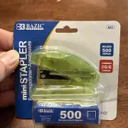 MINI STAPLER +500 Staples w/ Remover Paper Fastener Clip Filing Standard (149)