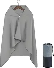 Premium Bath Towel (160x80cm) | Ultra-Soft Autumn Warmth | Antibacterial Spa Towel with Convertible Shawl | Quick-Drying Gym & Travel Towel, with Mesh Bag