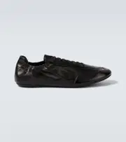 [Prada] Prada Collapse leather sneakers AU 5 black
