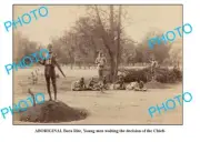 OLD AUST ABORIGINAL LARGE PHOTO OF BORA RITE CHIEFS