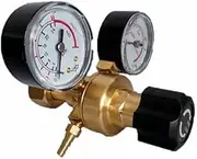 OWEITE Argon CO2 Bottle Regulator 2 Gauge MIG TIG Welder Gas Pressure Reducer Copper