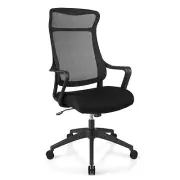 ® Lenzer Mesh High-Back Task Office Chair, Black, BIFMA Compliant