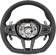 Sports Steering Wheel CS Nappa Leather Compatible For BMW X3 G01 X4 G20 G30 G31 G32 G02 G82 G42 G21 G14 M2 G87 M3 G80 M4 Car Accessories(Full set Heating)