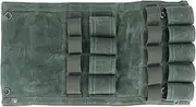 Outdoor Spice Bottle Bag - Portable Canvas Seasoning Jar Holder for Camping, Barbecue, and Picnic(Green)