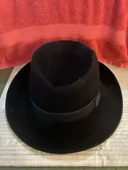 Janetshats FM138003A Adult Unisex 100% Wool Felt Fedora Hat Size M (22.4") DWK