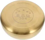 LABRIMP Korean Stainless Steel Rice Bowl with Lid Single Layer Soup Bowl for Individual Dining Portable and Compact Design for BBQ and Personal Use