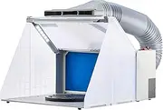VEVOR Airbrush Spray Booth, Portable Hobby Airbrush Paint Spray Booth Kit with LED Lights, Exhaust Fan and Exhaust Extension Hose, Airbrush Paint Booth for Painting Models, Arts, Crafts, Cakes