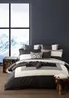 Madden Grey King bed Quilt Cover Set by Logan & Mason