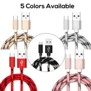 Fast Charger USB Type-C Cable F Samsung S24 S23 S22 S21 S20 S9 S10 Note 20 Ultra