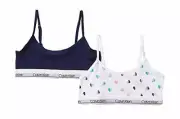 Calvin Klein Girls Modern Crop Bras - Pack of 2