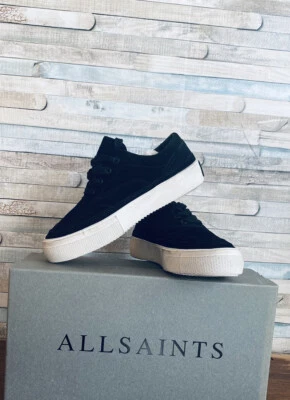 All Saints Merica Suede Sneaker Womens Size 8 NEW IN BOX
