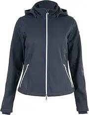 [HORZE] Fredrica Breathable Waterproof Child's Short Soft Shell Jacket Night (Dark Blue) Blue Child's Medium