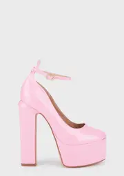 [Lemon Drop by Privileged] Pink Tellier Platform Heels