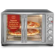 Elite Gourmet 45L Double Door Countertop Oven with Rotisserie and Convection