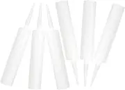 NOLITOY 6Pcs Refillable Sealant Caulk Tubes for Home Repair Flexible Caulk Tubes for Grout Cracks and Leaks Durable and Easy to Use for DIY Projects and Tile
