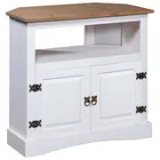 Console Table Mexican Pine Corona Range White 80x43x78 cm vidaXL