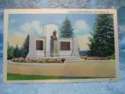 Lincoln Speech Memorial Gettysburg, PA Postcard