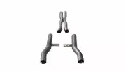 Corsa 2.75" Resonator Delete X Pipe Fits 15 - 22 Dodge Challenger - 21025