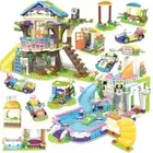Friends Treehouse Swimming Pool Building Kit for Kids Age 6-12 STEM WishaLife