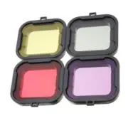 1 Set Underwater Colorful Diving UV Filter For GoPro Hero 4 3+ Camera