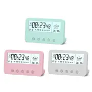 for Creative Luminous Alarm Clock with Temperature Humidity Weather Date Display