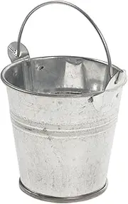 Doll House Tin Bucket Washing up Bowls Container Mini Mop and Bucket Freezer Buckets Ice Dollhouse Basin Bucket with Lid Washing up Bowl Square Sink Bowl Cube Camping Sink Iron