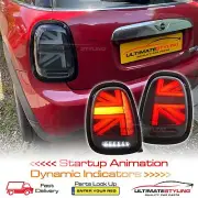 Mini Union Jack LED Rear Lights F55 F56 F57 Dynamic Indicators Smoked Upgrade