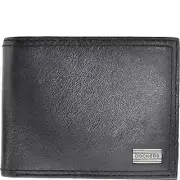 Dockers Men's Black Passcase Bifold/Flip-Up/ID Window Leather Wallet (31DK2209)