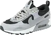 [Nike] Women's Air Max 90 Futura Trainers, Pewter, Black, White, 6 US