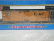 Atlas 3-Rail Santa Fe (ATSF) 40' Steel Reefer Car (8504-3) 3-Rail NEW